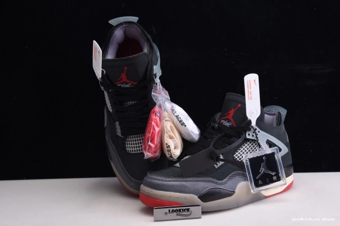 4 Off White Jordan x Bred CV9388-001 Retro Air 0820